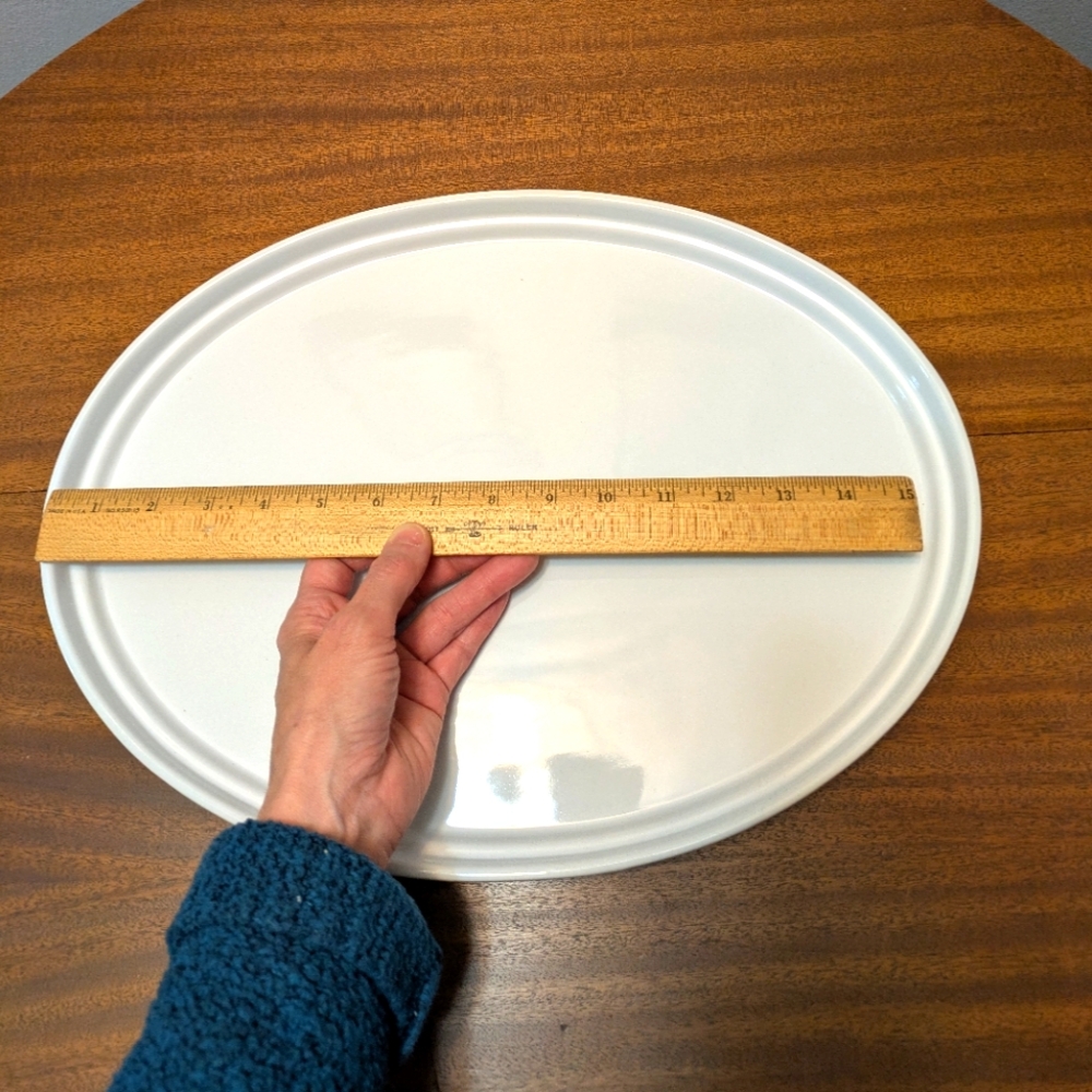 Pier 1 Large Stoneware Serving Platter.